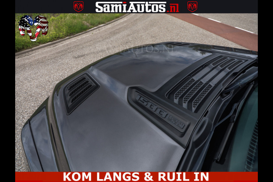 Dodge Ram SPORT | 5.7 V8 HEMI 402PK | GRANITE CRYSTAL | GROOTSCHERM | PANO | LIMITED WIELEN | DUBBEL CABINE DC | 5 PERSOONS | GRIJSKENTEKEN |