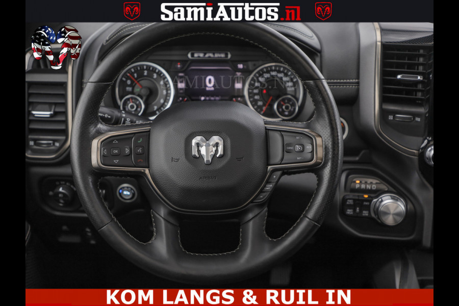Dodge Ram SPORT | 5.7 V8 HEMI 402PK | GRANITE CRYSTAL | GROOTSCHERM | PANO | LIMITED WIELEN | DUBBEL CABINE DC | 5 PERSOONS | GRIJSKENTEKEN |