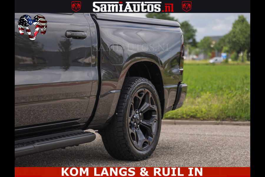 Dodge Ram SPORT | 5.7 V8 HEMI 402PK | GRANITE CRYSTAL | GROOTSCHERM | PANO | LIMITED WIELEN | DUBBEL CABINE DC | 5 PERSOONS | GRIJSKENTEKEN |