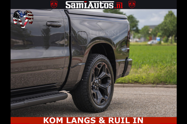 Dodge Ram SPORT | 5.7 V8 HEMI 402PK | GRANITE CRYSTAL | GROOTSCHERM | PANO | LIMITED WIELEN | DUBBEL CABINE DC | 5 PERSOONS | GRIJSKENTEKEN |