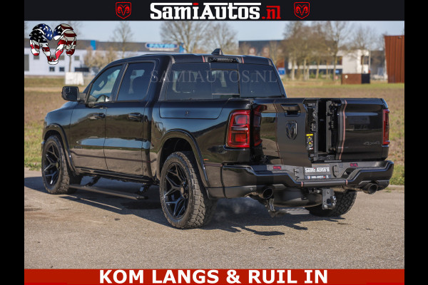 Dodge Ram Limited H.O 540HP 706Nm | Massage + Full Option | De Meest Luxe en Volle Pick-Up in zijn Klasse | Comfortabele Dubbele Cabine met Royale 5 Zitplaatsen | BPM vrij | Nu Leverbaar uit Voorraad | Voorraad Nr 2304 - 8540
