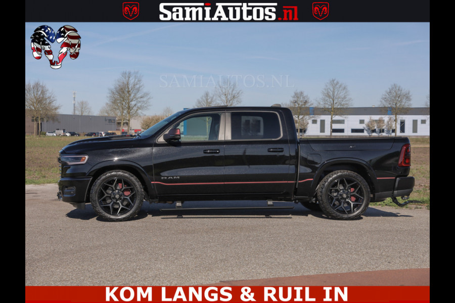 Dodge Ram Limited H.O 540HP 706Nm | Massage + Full Option | De Meest Luxe en Volle Pick-Up in zijn Klasse | Comfortabele Dubbele Cabine met Royale 5 Zitplaatsen | BPM vrij | Nu Leverbaar uit Voorraad | Voorraad Nr 2304 - 8540
