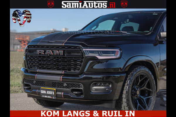 Dodge Ram Limited H.O 540HP 706Nm | Massage + Full Option | De Meest Luxe en Volle Pick-Up in zijn Klasse | Comfortabele Dubbele Cabine met Royale 5 Zitplaatsen | BPM vrij | Nu Leverbaar uit Voorraad | Voorraad Nr 2304 - 8540