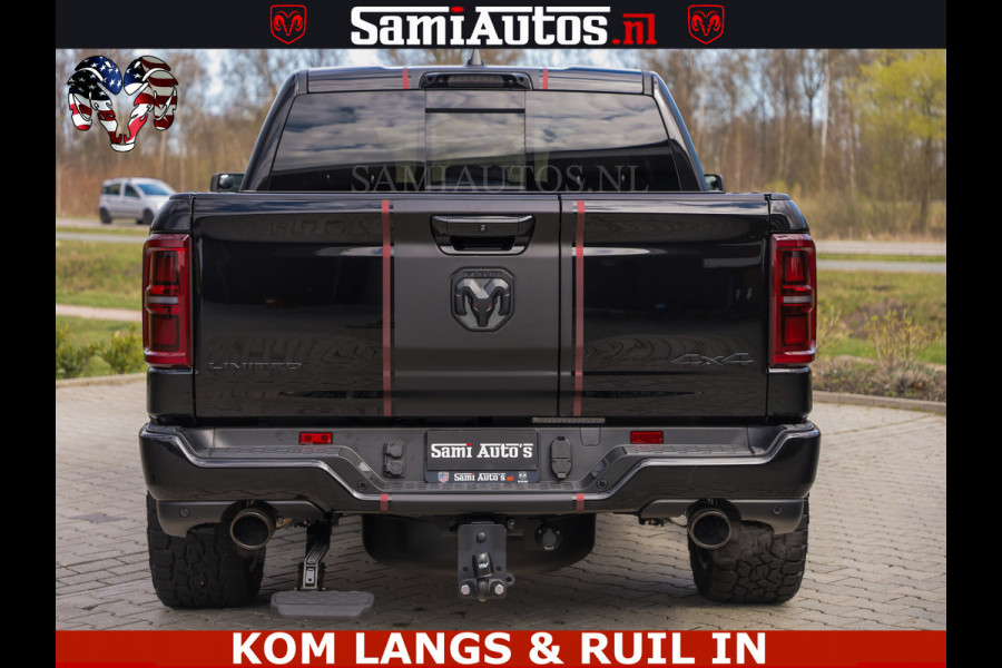Dodge Ram Limited H.O 540HP 706Nm | Massage + Full Option | De Meest Luxe en Volle Pick-Up in zijn Klasse | Comfortabele Dubbele Cabine met Royale 5 Zitplaatsen | BPM vrij | Nu Leverbaar uit Voorraad | Voorraad Nr 2304 - 8540