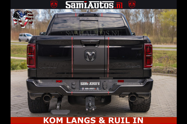 Dodge Ram Limited H.O 540HP 706Nm | Massage + Full Option | De Meest Luxe en Volle Pick-Up in zijn Klasse | Comfortabele Dubbele Cabine met Royale 5 Zitplaatsen | BPM vrij | Nu Leverbaar uit Voorraad | Voorraad Nr 2304 - 8540