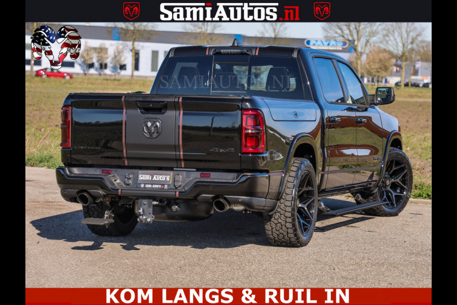 Dodge Ram Limited H.O 540HP 706Nm | Massage + Full Option | De Meest Luxe en Volle Pick-Up in zijn Klasse | Comfortabele Dubbele Cabine met Royale 5 Zitplaatsen | BPM vrij | Nu Leverbaar uit Voorraad | Voorraad Nr 2304 - 8540