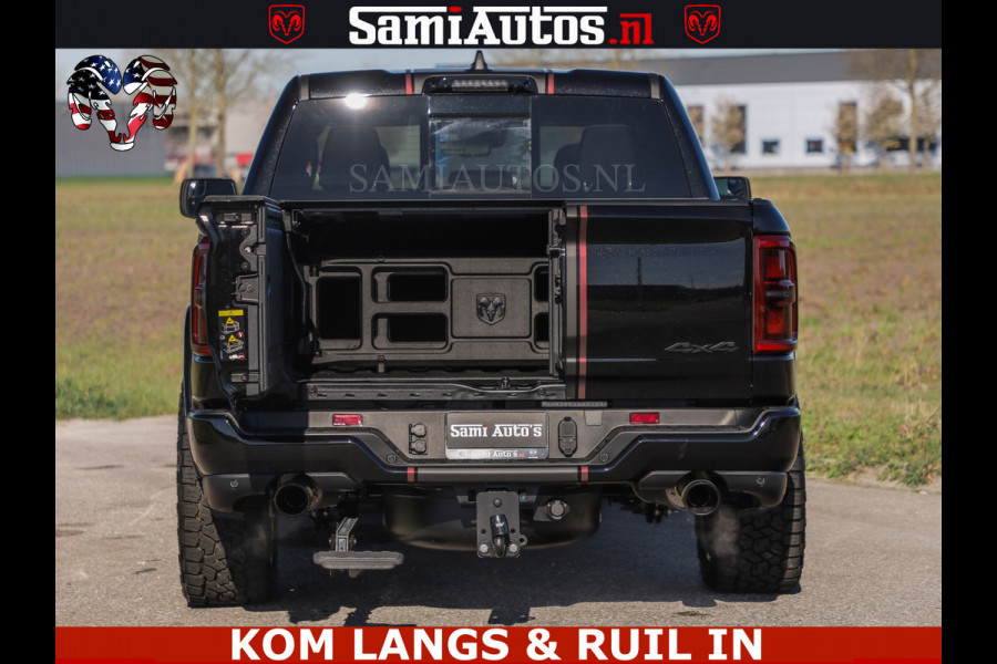 Dodge Ram Limited H.O 540HP 706Nm | Massage + Full Option | De Meest Luxe en Volle Pick-Up in zijn Klasse | Comfortabele Dubbele Cabine met Royale 5 Zitplaatsen | BPM vrij | Nu Leverbaar uit Voorraad | Voorraad Nr 2304 - 8540