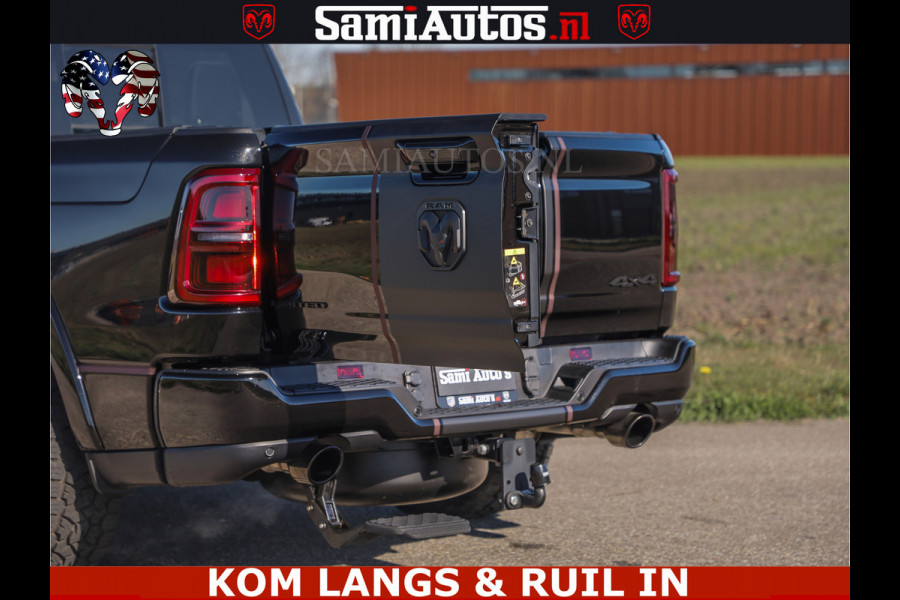 Dodge Ram Limited H.O 540HP 706Nm | Massage + Full Option | De Meest Luxe en Volle Pick-Up in zijn Klasse | Comfortabele Dubbele Cabine met Royale 5 Zitplaatsen | BPM vrij | Nu Leverbaar uit Voorraad | Voorraad Nr 2304 - 8540