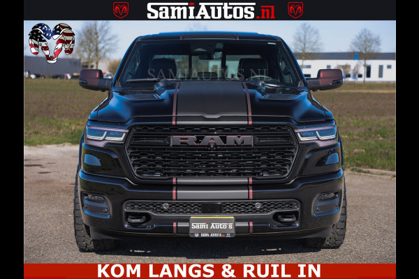 Dodge Ram Limited H.O 540HP 706Nm | Massage + Full Option | De Meest Luxe en Volle Pick-Up in zijn Klasse | Comfortabele Dubbele Cabine met Royale 5 Zitplaatsen | BPM vrij | Nu Leverbaar uit Voorraad | Voorraad Nr 2304 - 8540