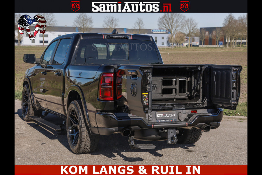 Dodge Ram Limited H.O 540HP 706Nm | Massage + Full Option | De Meest Luxe en Volle Pick-Up in zijn Klasse | Comfortabele Dubbele Cabine met Royale 5 Zitplaatsen | BPM vrij | Nu Leverbaar uit Voorraad | Voorraad Nr 2304 - 8540