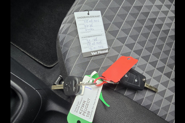 Peugeot 108 1.0 e-VTi Active | 1E EIGENAAR | 12MND GARANTIE | AIRCO | ELEC RAMEN | NW APK |