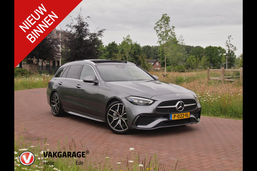 Mercedes-Benz C-Klasse Estate 180 AMG Line | Panoramadak | Trekhaak | 360 Camera | Memory Stoelen | DIGITAL LIGHT |
