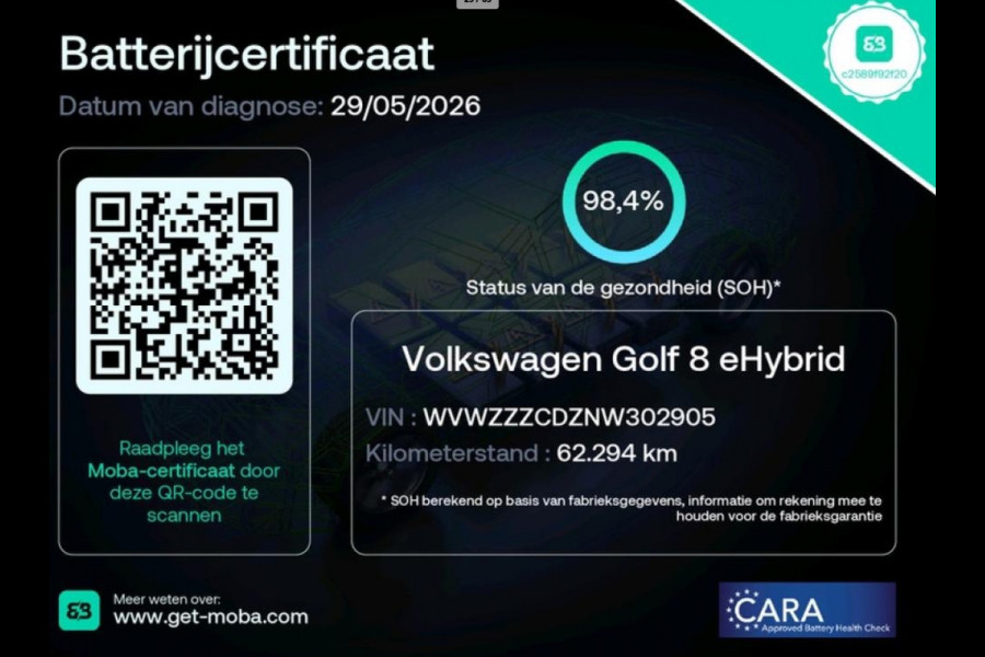 Volkswagen Golf 1.4 DSG GTE Memory|ACC|Camera|Dealer Onderhouden