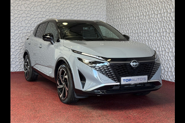 Nissan QASHQAI 1.3 MHEV 160PK 4CILINDER 1800KG TREKVERM TEKNA PLUS BOSE 2-TONE 20''LMV LEER ALCANTARA PANO MASSAGE BOSE STOEL/STUUR/RUIT VERW M 03/2026 K ✅Top Auto's Wijchen , 30 Jaar Specialist in Nissan  : Alle Type's : Tekna / Plus / N-Design / N-Connecta / Limited Edition / Premium / Executive /  , Zowel PHEV / HEV / MHEV / TURBO / HYBRID