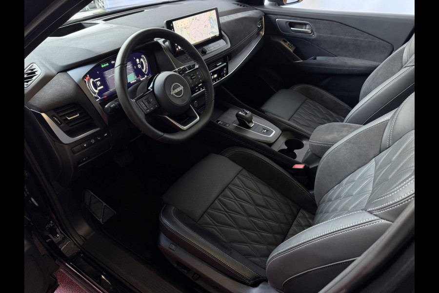 Nissan QASHQAI 1.3 MHEV 160PK 4CILINDER 1800KG TREKVERM TEKNA PLUS BOSE 2-TONE 20''LMV LEER ALCANTARA PANO MASSAGE BOSE STOEL/STUUR/RUIT VERW M 03/2026 K ✅Top Auto's Wijchen , 30 Jaar Specialist in Nissan  : Alle Type's : Tekna / Plus / N-Design / N-Connecta / Limited Edition / Premium / Executive /  , Zowel PHEV / HEV / MHEV / TURBO / HYBRID