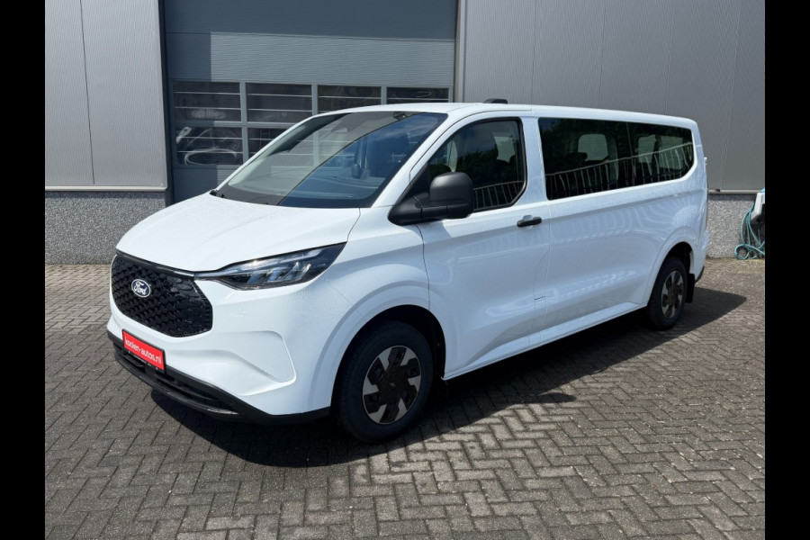 Ford Transit Custom Kombi 9 pers. Vol. elektr. 71 kWh . 340 L2H1 100kW Trend Climate Controle tweede zitrij All Season banden