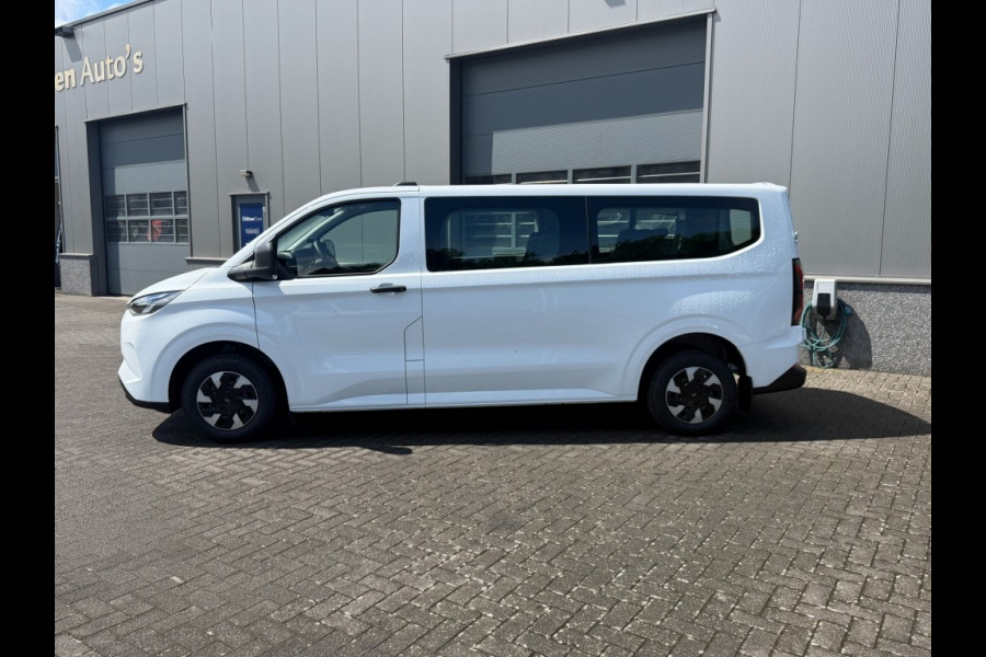 Ford Transit Custom Kombi 9 pers. Vol. elektr. 71 kWh . 340 L2H1 100kW Trend Climate Controle tweede zitrij All Season banden