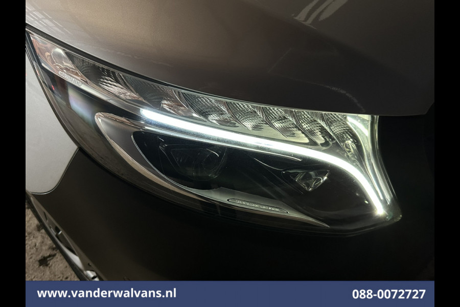 Mercedes-Benz Vito 116 CDI 164pk L3H1 Euro6 Airco | Camera | Cruisecontrol | LED | 2500kg Trekhaak Parkeersensoren, Stoelverwarming, Bijrijdersbank