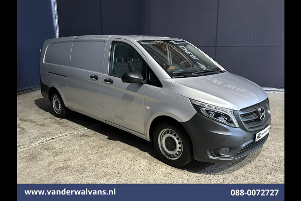 Mercedes-Benz Vito 116 CDI 164pk L3H1 Euro6 Airco | Camera | Cruisecontrol | LED | 2500kg Trekhaak Parkeersensoren, Stoelverwarming, Bijrijdersbank
