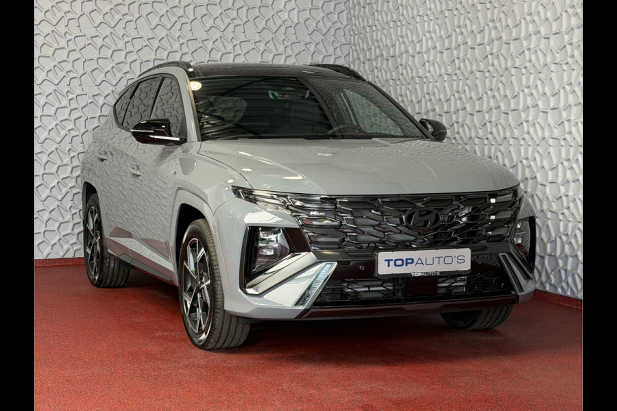 Hyundai Tucson NIEUWE AUTO TOP MODEL N LINE + 1.6 T-GDI PHEV SKY PANO 360CAM ELEK.KLEP ELEK.STOEL MEMORY VERWARMD SUBWOOFER 19" LMV ZWARTE HEME PLUG IN HYBRIDE