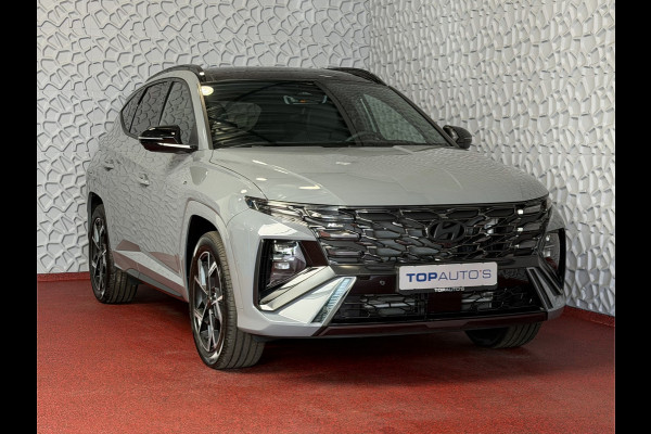 Hyundai Tucson NIEUWE AUTO TOP MODEL N LINE + 1.6 T-GDI PHEV SKY PANO 360CAM ELEK.KLEP ELEK.STOEL MEMORY VERWARMD SUBWOOFER 19" LMV ZWARTE HEME PLUG IN HYBRIDE