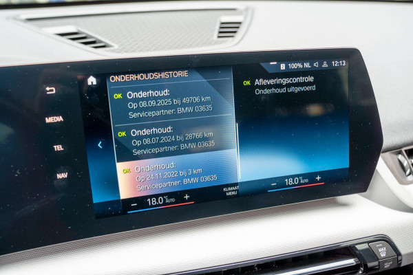 BMW X1 SDrive18i|Prijs rijklaar incl 12 mnd garantie|Nieuw Model Navi Camera Elek klep Dig.Cockpit
