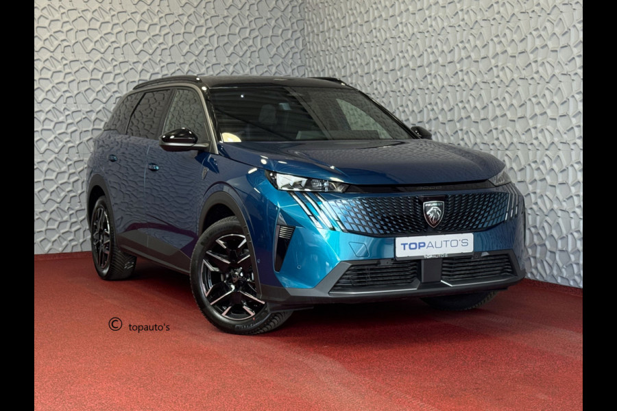 Peugeot 5008 1.2 HYBRID 145 GT NIEUWE AUTO 7PERS OPENDAK STOEL/STUUR VERW. ELEK.KLEP LED 7P 7 Persoons