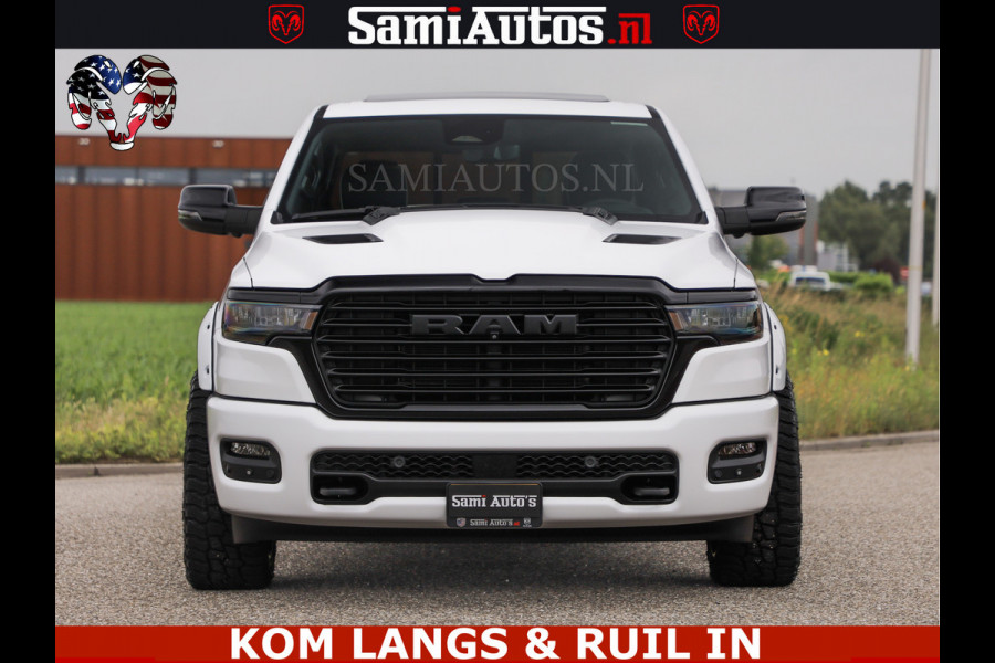 Dodge Ram HUD | 420PK | LUCHTVERING | PANO | PASSAGIERSSCHERM | BOM EN BOM VOL | Comfortabele Dubbele Cabine met Royale 5 Zitplaatsen | DODGE RAM PREMIUM LARAMIE EDITION | Voorraad Nr 2230 - 8765