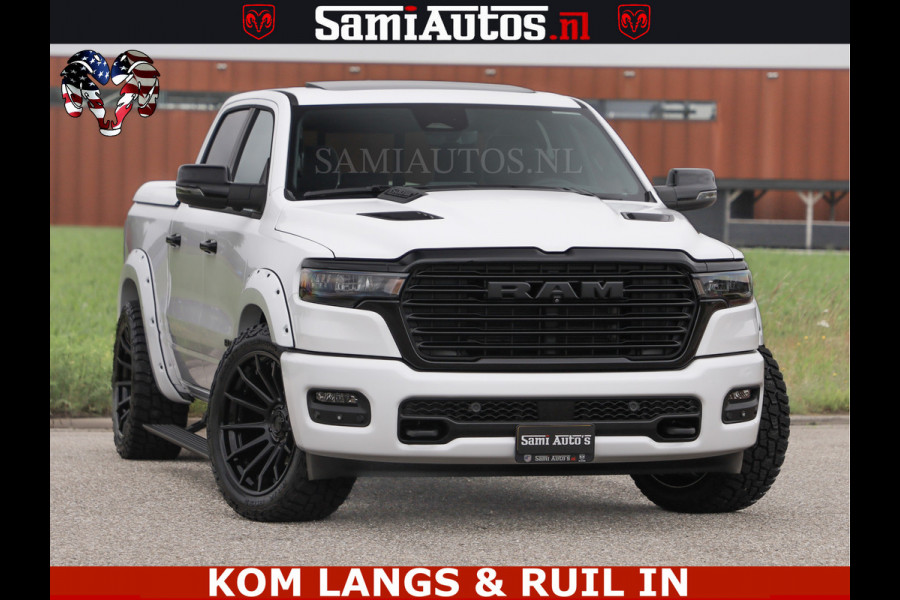 Dodge Ram HUD | 420PK | LUCHTVERING | PANO | PASSAGIERSSCHERM | BOM EN BOM VOL | Comfortabele Dubbele Cabine met Royale 5 Zitplaatsen | DODGE RAM PREMIUM LARAMIE EDITION | Voorraad Nr 2230 - 8765