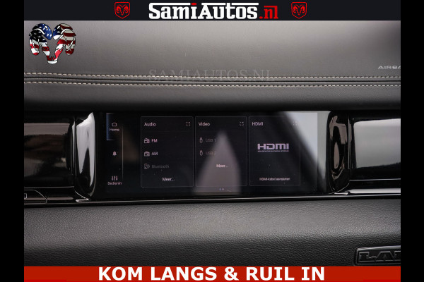 Dodge Ram HUD | 420PK | LUCHTVERING | PANO | PASSAGIERSSCHERM | BOM EN BOM VOL | Comfortabele Dubbele Cabine met Royale 5 Zitplaatsen | DODGE RAM PREMIUM LARAMIE EDITION | Voorraad Nr 2230 - 8765