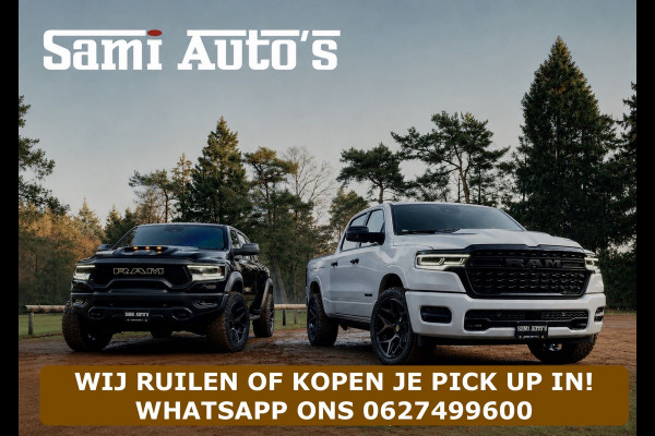 Dodge Ram HUD | 420PK | LUCHTVERING | PANO | PASSAGIERSSCHERM | BOM EN BOM VOL | Comfortabele Dubbele Cabine met Royale 5 Zitplaatsen | DODGE RAM PREMIUM LARAMIE EDITION | Voorraad Nr 2230 - 8765