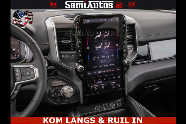Dodge Ram HUD | 420PK | LUCHTVERING | PANO | PASSAGIERSSCHERM | BOM EN BOM VOL | Comfortabele Dubbele Cabine met Royale 5 Zitplaatsen | DODGE RAM PREMIUM LARAMIE EDITION | Voorraad Nr 2230 - 8765
