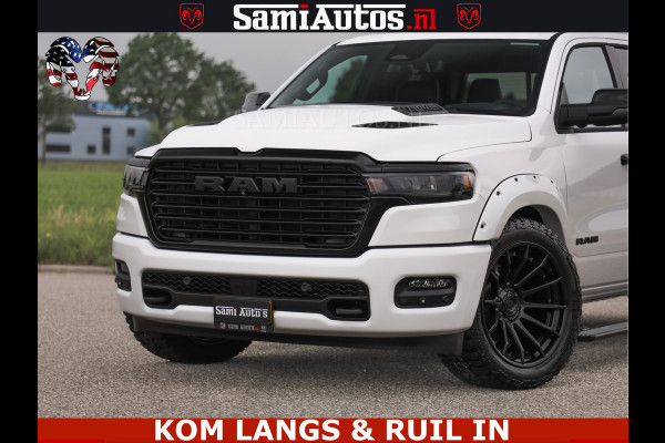 Dodge Ram HUD | 420PK | LUCHTVERING | PANO | PASSAGIERSSCHERM | BOM EN BOM VOL | Comfortabele Dubbele Cabine met Royale 5 Zitplaatsen | DODGE RAM PREMIUM LARAMIE EDITION | Voorraad Nr 2230 - 8765