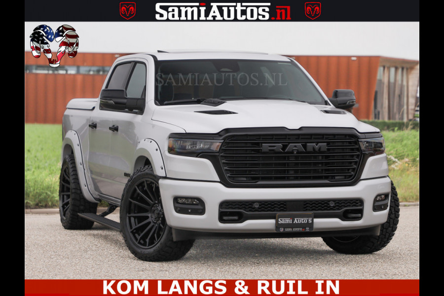 Dodge Ram HUD | 420PK | LUCHTVERING | PANO | PASSAGIERSSCHERM | BOM EN BOM VOL | Comfortabele Dubbele Cabine met Royale 5 Zitplaatsen | DODGE RAM PREMIUM LARAMIE EDITION | Voorraad Nr 2230 - 8765