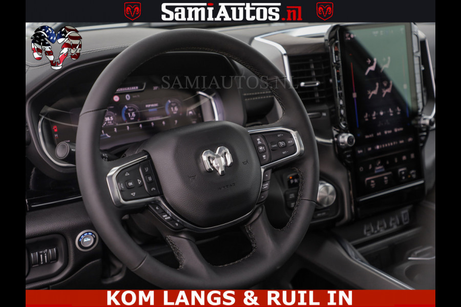 Dodge Ram HUD | 420PK | LUCHTVERING | PANO | PASSAGIERSSCHERM | BOM EN BOM VOL | Comfortabele Dubbele Cabine met Royale 5 Zitplaatsen | DODGE RAM PREMIUM LARAMIE EDITION | Voorraad Nr 2230 - 8765