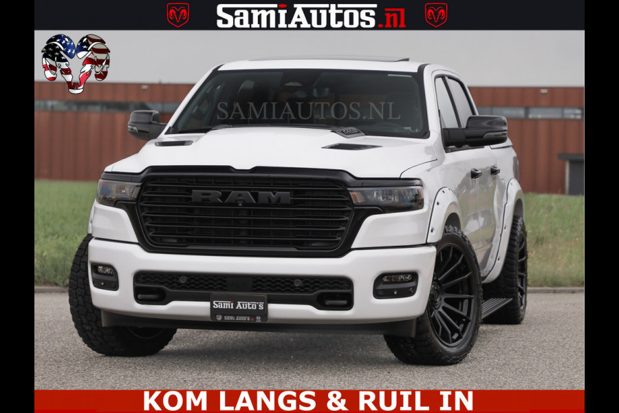 Dodge Ram HUD | 420PK | LUCHTVERING | PANO | PASSAGIERSSCHERM | BOM EN BOM VOL | Comfortabele Dubbele Cabine met Royale 5 Zitplaatsen | DODGE RAM PREMIUM LARAMIE EDITION | Voorraad Nr 2230 - 8765