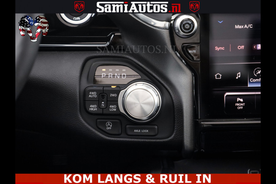 Dodge Ram HUD | 420PK | LUCHTVERING | PANO | PASSAGIERSSCHERM | BOM EN BOM VOL | Comfortabele Dubbele Cabine met Royale 5 Zitplaatsen | DODGE RAM PREMIUM LARAMIE EDITION | Voorraad Nr 2230 - 8765