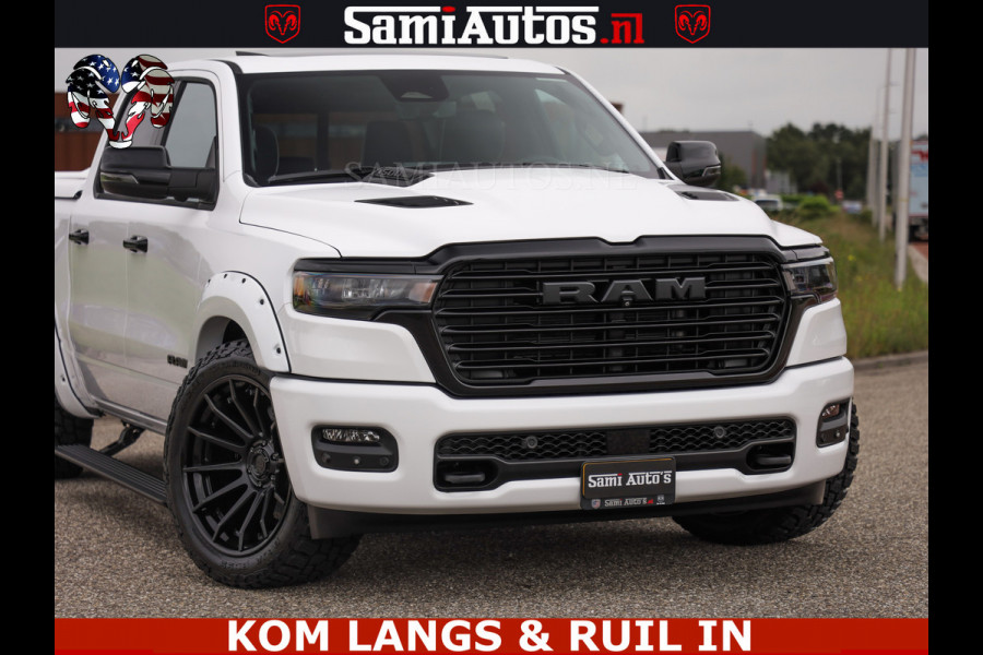 Dodge Ram HUD | 420PK | LUCHTVERING | PANO | PASSAGIERSSCHERM | BOM EN BOM VOL | Comfortabele Dubbele Cabine met Royale 5 Zitplaatsen | DODGE RAM PREMIUM LARAMIE EDITION | Voorraad Nr 2230 - 8765