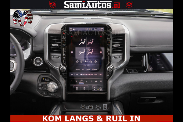 Dodge Ram HUD | 420PK | LUCHTVERING | PANO | PASSAGIERSSCHERM | BOM EN BOM VOL | Comfortabele Dubbele Cabine met Royale 5 Zitplaatsen | DODGE RAM PREMIUM LARAMIE EDITION | Voorraad Nr 2230 - 8765