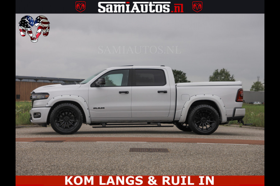 Dodge Ram HUD | 420PK | LUCHTVERING | PANO | PASSAGIERSSCHERM | BOM EN BOM VOL | Comfortabele Dubbele Cabine met Royale 5 Zitplaatsen | DODGE RAM PREMIUM LARAMIE EDITION | Voorraad Nr 2230 - 8765