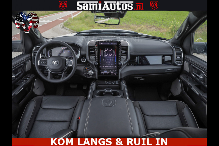 Dodge Ram HUD | 420PK | LUCHTVERING | PANO | PASSAGIERSSCHERM | BOM EN BOM VOL | Comfortabele Dubbele Cabine met Royale 5 Zitplaatsen | DODGE RAM PREMIUM LARAMIE EDITION | Voorraad Nr 2230 - 8765