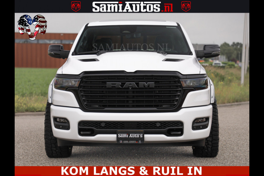 Dodge Ram HUD | 420PK | LUCHTVERING | PANO | PASSAGIERSSCHERM | BOM EN BOM VOL | Comfortabele Dubbele Cabine met Royale 5 Zitplaatsen | DODGE RAM PREMIUM LARAMIE EDITION | Voorraad Nr 2230 - 8765