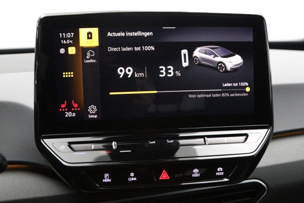 Volkswagen ID.3 146 PK Pro 58 kWh, SOH 92 %, Carplay, Stoelverwarming, Stuurverwarming