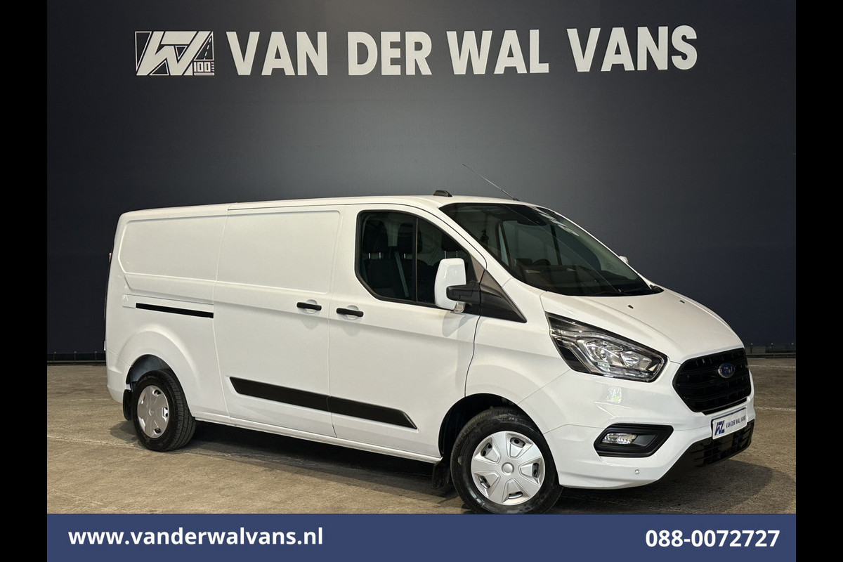 Ford Transit Custom 2.0 TDCI L2H1 Euro6 Airco | Camera | LED | Navigatie | Cruisecontrol | Android Auto Parkeersensoren, Stoelverwarming, Verwarmde Voorruit, Bijrijdersbank, 2800kg trekvermogen
