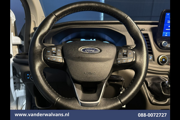 Ford Transit Custom 2.0 TDCI L2H1 Euro6 Airco | Camera | LED | Navigatie | Cruisecontrol | Android Auto Parkeersensoren, Stoelverwarming, Verwarmde Voorruit, Bijrijdersbank, 2800kg trekvermogen