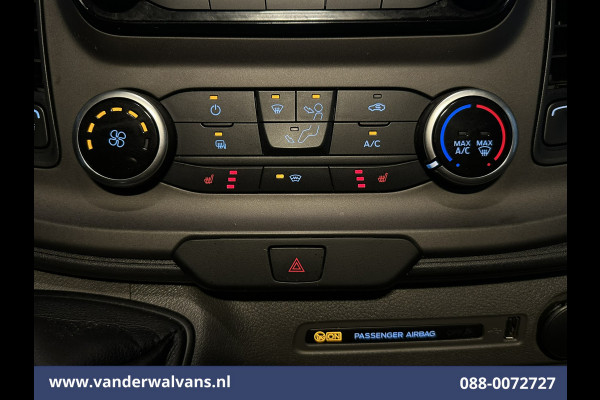 Ford Transit Custom 2.0 TDCI L2H1 Euro6 Airco | Camera | LED | Navigatie | Cruisecontrol | Android Auto Parkeersensoren, Stoelverwarming, Verwarmde Voorruit, Bijrijdersbank, 2800kg trekvermogen
