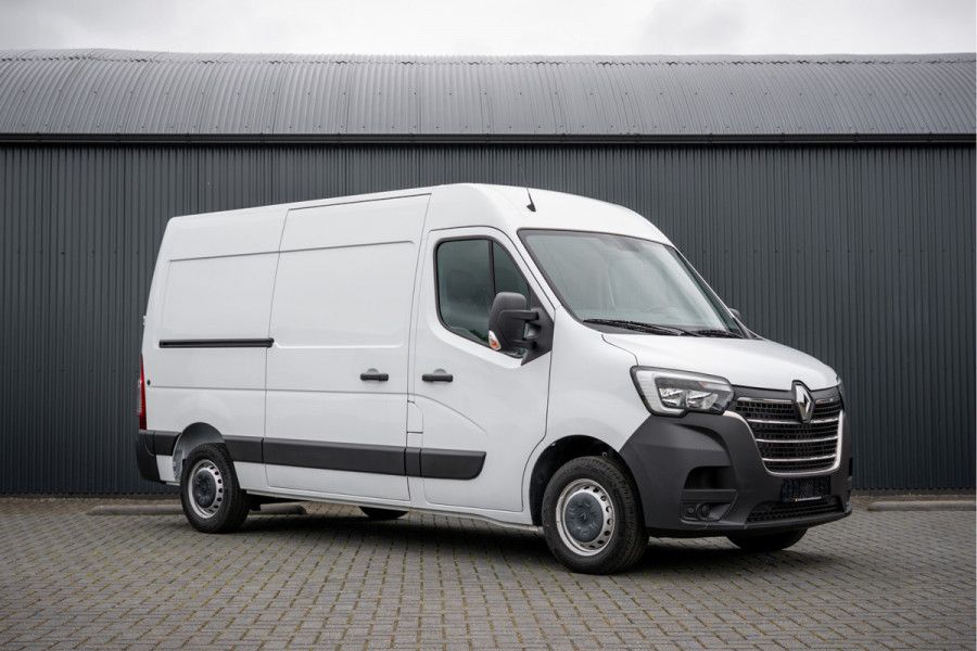 Renault Master Bleu DCI 135PK | L2H2 | Nieuw | Navi | 3-Zits | LED | Cruise | Airco