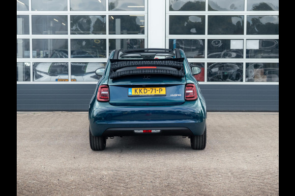 Fiat 500 Hybrid La Prima Cabrio | Clima | LED | PDC | JBL Premium Audio | 17" | Camera | Canneloni Ivory/Piombo interieur