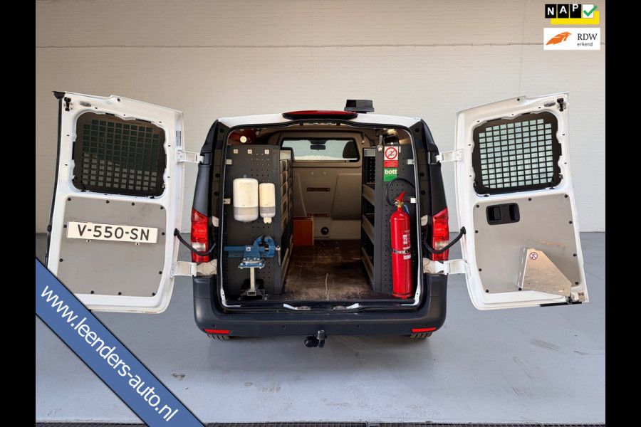 Mercedes-Benz Vito Servicewagen Automaat 114 CDI 140pk L1H1 BOTT, Victron omvormer v230, Standkachel, Trekhaak, RIJKLAARPRIJS!