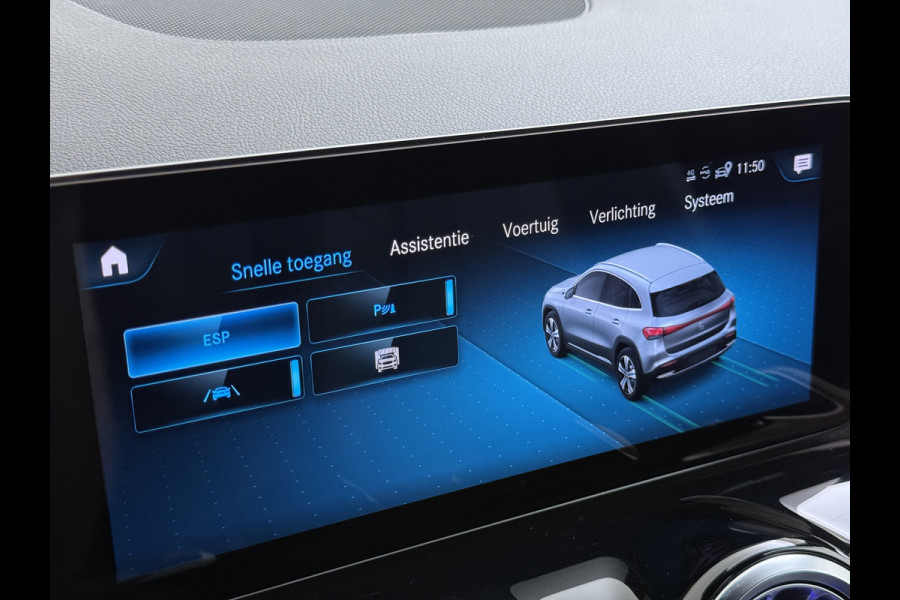 Mercedes-Benz EQA 250 69kWh SOH 97% Lederen Comfortstoel+Verwarmd Camera EASY PACK Elek.Achterklep Navi Ecc Pdc Bus.Solution Luxury Cruise Control High-Perf.-Led Pdc Cruise Control Lmv 18" Isofix DAB Bluetooth Actieve park-assist Dodehoek-assistent Dealeronderhouden 1e Eigenaar